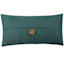 Clayton Teal Coconut Button Throw Pillow, 13x24