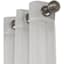 Whittier Grey Metallic Sheer Grommet Curtain Panel, 84"