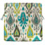 Paso Turquoise Outdoor Gusseted Deep Seat Cushion