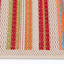 (E309) Scope Multicolor Striped Woven Indoor & Outdoor Accent Rug, 3x5