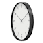 Black & White Round Accent Wall Clock, 14"