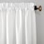 Madison White Pole Top Room Darkening Curtain Panel, 84"