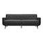 Hadley Charcoal Grey Tufted Back Sofa, 85"