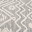 (B684) Found & Fable Grey House Tribal Woven Area Rug, 5x7