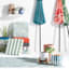 Aloe Awning Striped Gusseted Outdoor Deep Seat Cushion