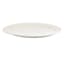 Bistro Rim White Ceramic Oval Platter, 16.5"