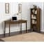 Catania Brown Office Desk with Storage, 52"