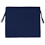 Navy Canvas Outdoor Square Seat Cushion