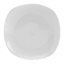 8-Piece Square Ceramic Salad Plates, White