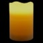 Honeybloom Brown Ombre Wax LED Pillar Candle with 6 Hour Timer, 4x6