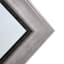Grey & Black Framed Rectangle Wall Mirror, 22x28