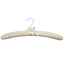 6-Piece Satin Hangers, Ivory
