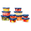 20-Piece Round Glass Food Storage Set with Lids