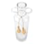 Honeybloom Clear Glass Vase with Tassels, 18"