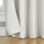 Sun Zero Pearl Thermal Lined Blackout Curtain Panel, 84"