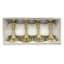 Set of 4 Satin Taper Candle Holders, 6"
