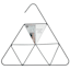 Metal Triangle Matte Black Scarf Hanger