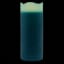 3X8 Led Wax Candle With 6 Hour Timer Blue