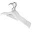 10-Piece Velvet Shirt Hangers, Pearl White
