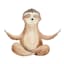 4-Piece Yogi Animal Canvas Wall Art Set, 10"