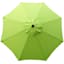 Grass Green Outdoor Crank & Tilt Steel Umbrella, 7.5'