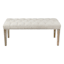 Grace Mitchell Bailey Tufted Bench, Neutral
