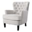 Bentley Ivory Upholstered Accent Chair