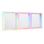 3-Piece Rainbow Wall Mirror Set, 10"