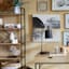 Matte Black Wire & Bamboo Wood Pencil Cup