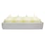 8-Pack Ivory Unscented Overdip Votive Candles
