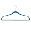 50-Pack Velvet Suit Hangers, Denim Blue