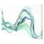 Laila Ali Green Abstract Watercolor Canvas Wall Art, 48x24