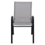 Stackable Sling Patio Chair, Grey