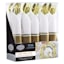 Lillian Table Settings 10-Count Polished Gold & White Rolled Cutlery Combo