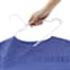 Set of 10 Tubular Hangers, White