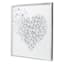 Laila Ali Framed Heart of Butterflies Canvas Wall Art, 30"