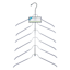 6-Layer Gel Grip Blue Shirt Hanger