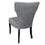 Jhene II Grey Studded Back Dining Chair