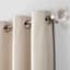 Tremont Linen Thermal Room Darkening Grommet Curtain Panel, 84"