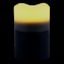 3X6 Led Wax Candle With 6 Hour Timer Dark Blue Ombre