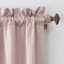 Madison Blush Pole Top Room Darkening Curtain Panel, 84"