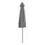 Grey Crank & Tilt Round Patio Umbrella, 9'