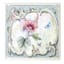 3-Piece Antique Floral Art Wooden Wall Decor, 8"