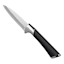 6-Piece Black Handle Knife & Sheath Set