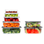 14-Piece Rectangle Plastic Food Storage Set with Lids