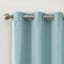 2-Pack Denver Aqua Blackout Grommet Curtain Panels, 84"