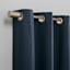 Tremont Indigo Thermal Room Darkening Grommet Curtain Panel, 84"