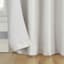 Sun Zero Pearl Thermal Lined Rod Pocket Blackout Curtain Panel, 63"