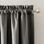 Sun Zero Oslo Grey Blackout Grommet Curtain Panel, 63"