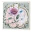 3-Piece Antique Floral Art Wooden Wall Decor, 8"